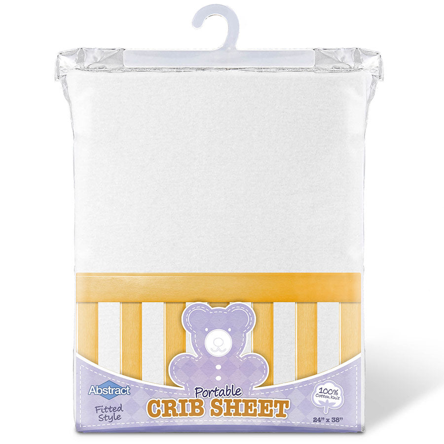 Porta Crib Sheet White Drive