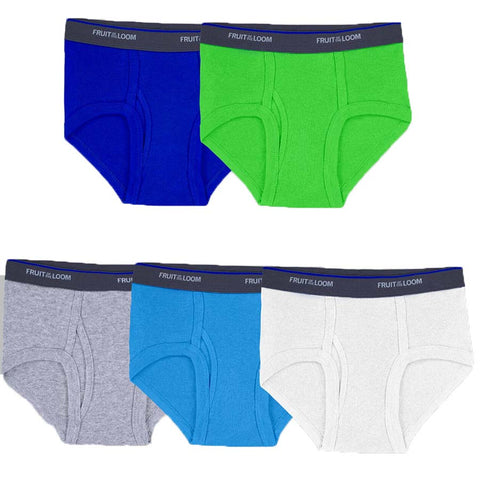 Boys Toddler Fruit of the Loom Printed Briefs - 5 pk.