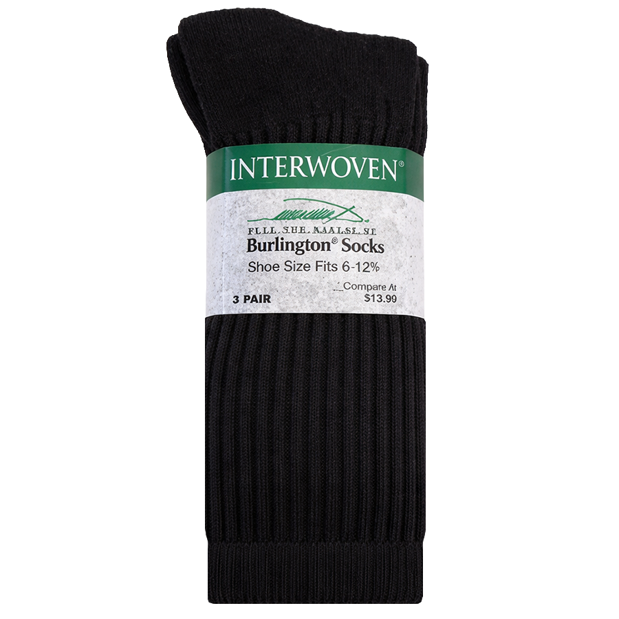 Mens Burlington Black Socks - 3 Pk. Drive Goods.com Mens Burlington Black Socks - 3 Pk. Drive Goods.com