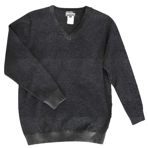 Mens Armani Grey V-Neck Pullover