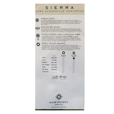 DownRight Sierra VirtuDown Comforter