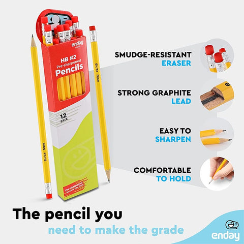 #2 Pencils - 12 Pk. Pre-Sharpened