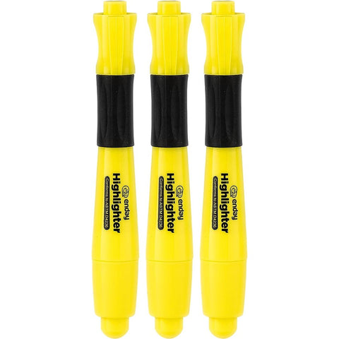 Thick Yellow Highlighters- 3 Pk.
