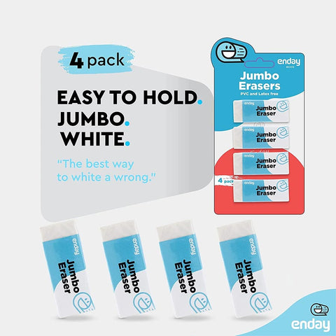 Jumbo Eraser - 4 Pk.