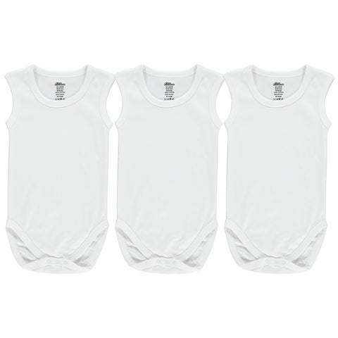 Babies First Essentials Sleeveless Undershirts - 3 Pk.