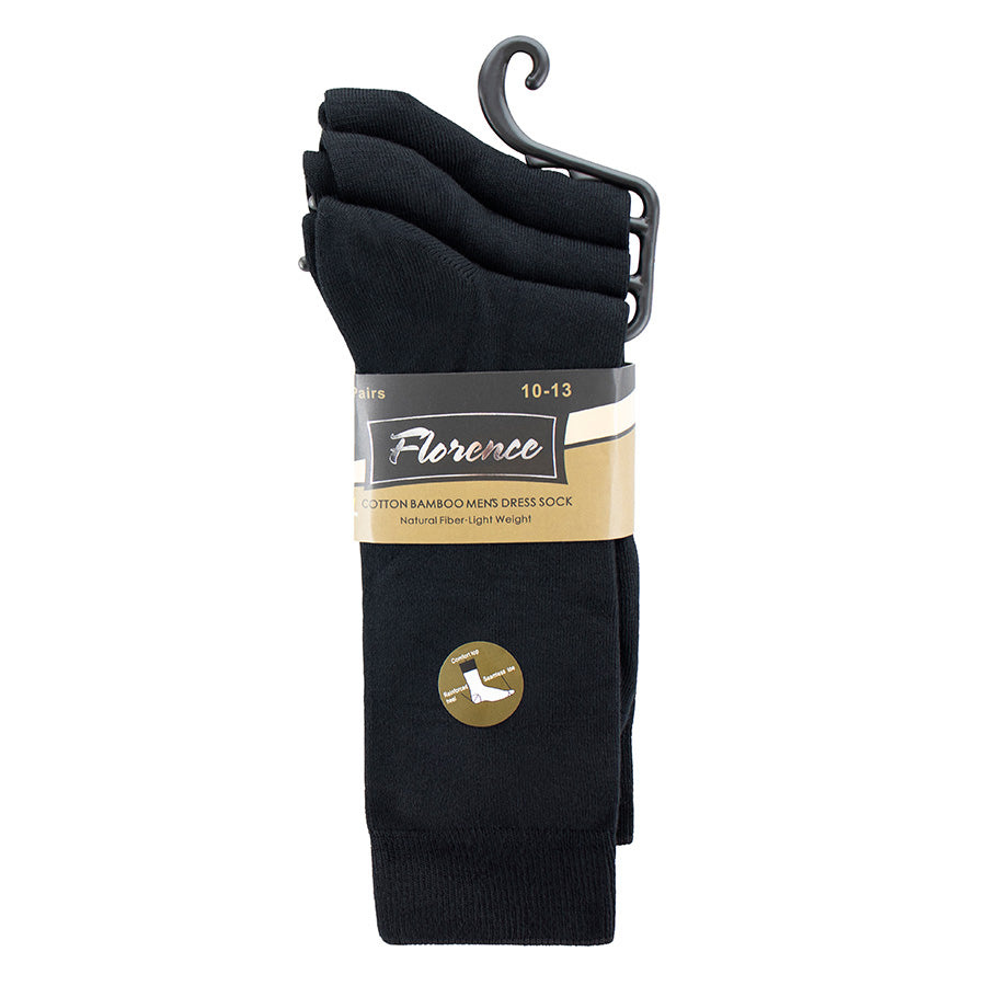 Mens Florence Bamboo Flat Socks - 3 Pk. Mens Florence Bamboo Flat Socks - 3 Pk.