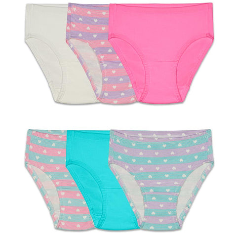 Girls Fruit of The Loom Toddler Panties - 6 Pk.