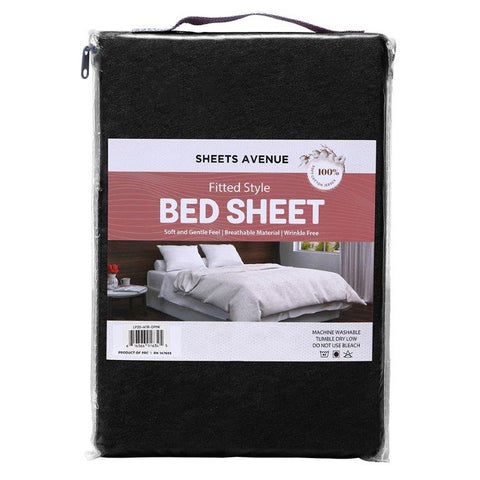 Sheets Avenue Heather Jersey Knit Fitted Sheets