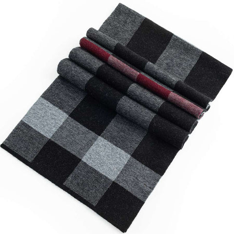 Mens Ilmio Wool Knit Scarf #03