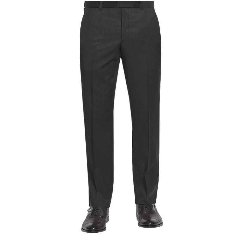 Mens Madison In-Seam Slim Fit Black Pants