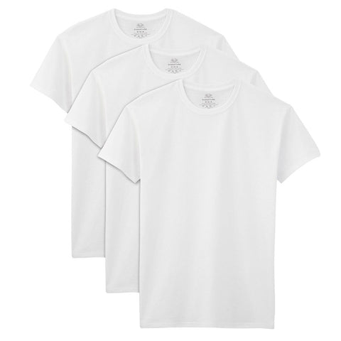 Mens Fruit of the Loom Crew Neck Undershirts Size 3X - 3 Pk.