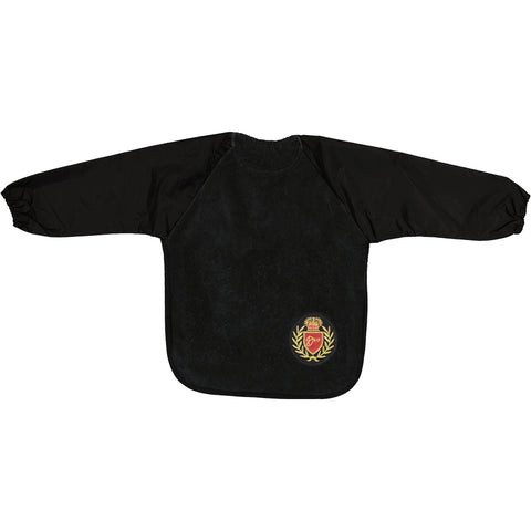 Kids Argail Terry Emblem Black Smock