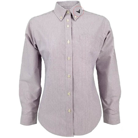 Uniform Shirt Bettz Z Burgundy Stripe W/ Emblem