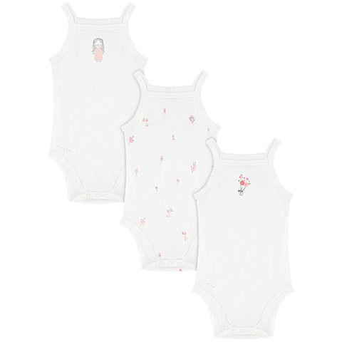 Baby Girl Aime Camisole Undershirts - 3 Pk.