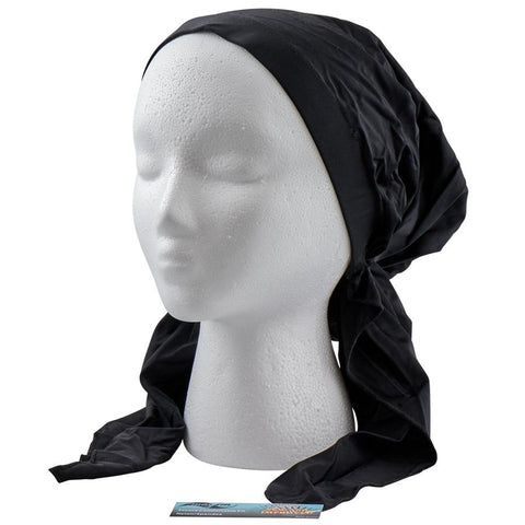 Ladies Swim Bandana Black Summer Items - Swimming