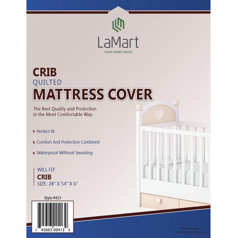 Lamart Quilted Crib Mattress Pad Pads