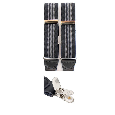 Mens Valentini Suspenders with Clip #3