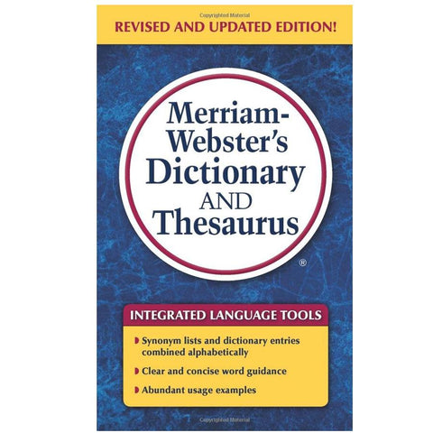 Merriam-Websters Dictionary / Thesaurus Dictionary/thesaurus