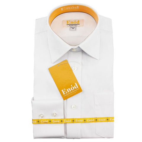 Boys Enod Orange Label Shirt - Double Buttons