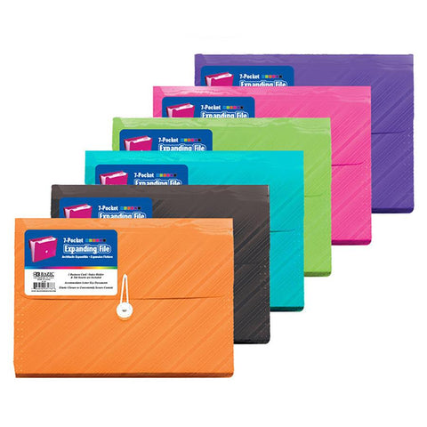 Expanding File 7 Pocket Organizers
