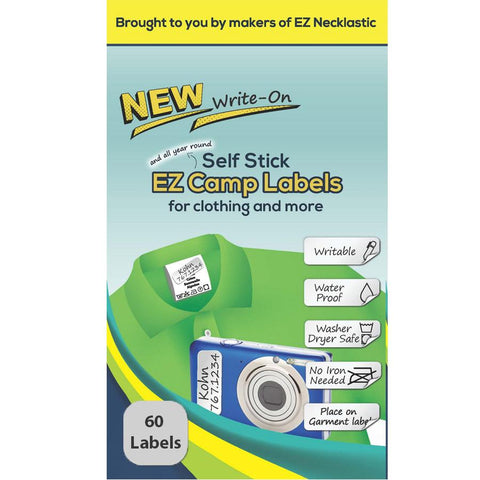 Ez Camp Labels - 60 Pk. Summer Items