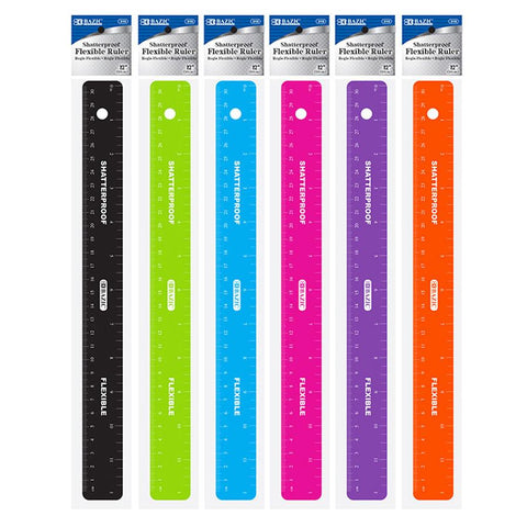 12 Flexible Ruler Rulers