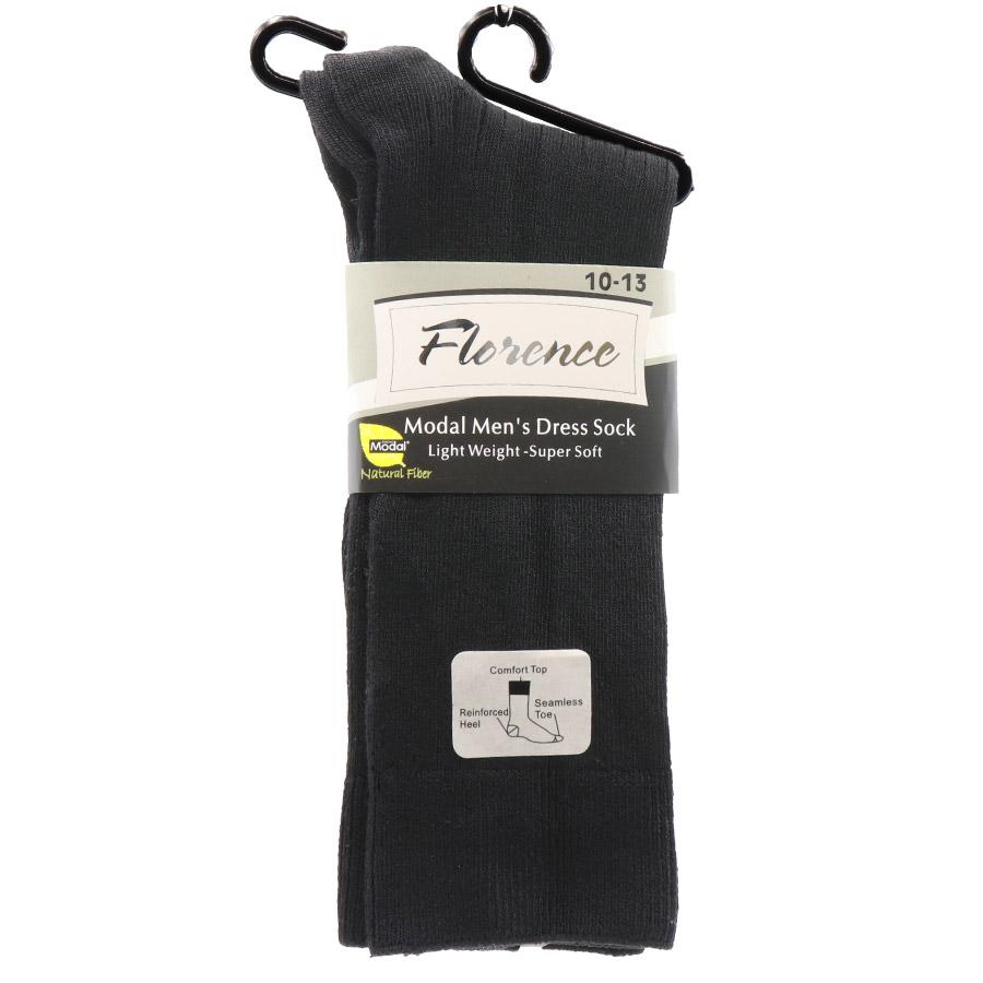 Mens Florence Modal Light Weight Black Socks Mens Florence Modal Light Weight Black Socks