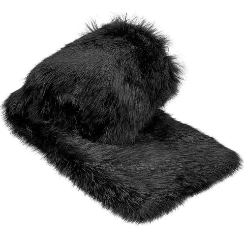 Mens Rabbit Fur Scarf Winter Items