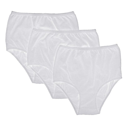 Ladies Gemsli Panties - 3 Pk. White / 10