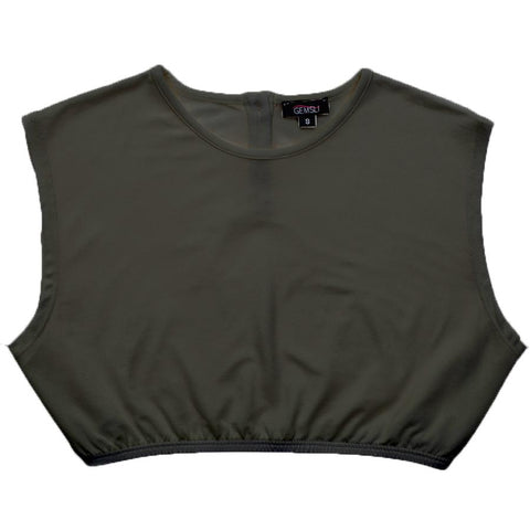 Ladies Gemsli Crop Shell (Button) Black / L Slips