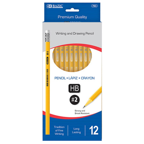 #2 HB Pencils - 12 Pk.