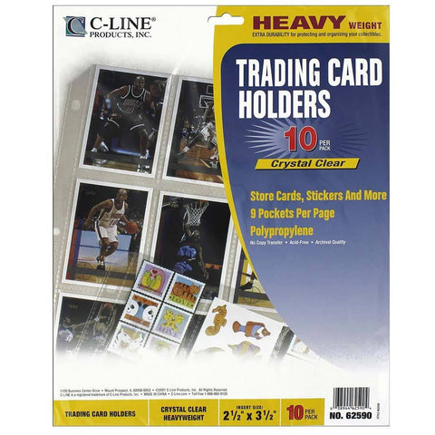 Trading Card Holder - 10 Pk.