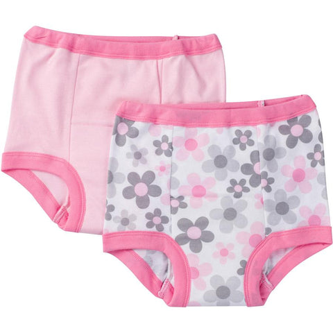 Gerber Training Pants - 2 Pk. Pink (Styles May Vary) / 18M Baby
