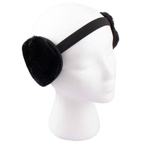 Mens Rubber Velour Ear Muffs