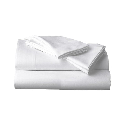 100% Cotton White Fitted Mattress Sheets Bed