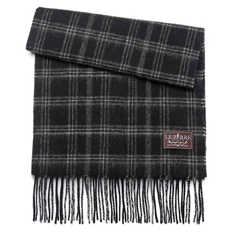 Mens Le Ferre Wool Scarf #34