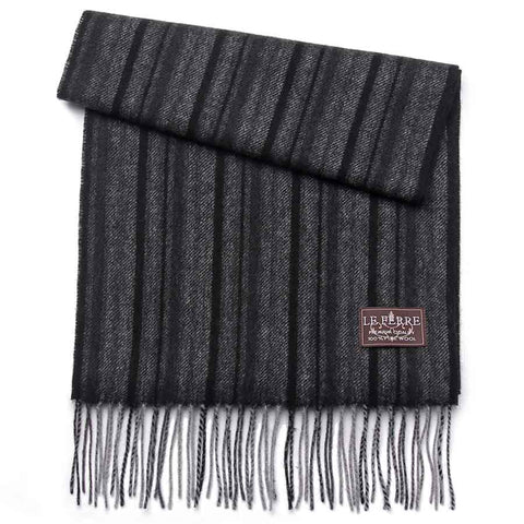 Mens Le Ferre Wool Scarf #35