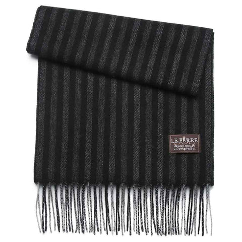 Mens Le Ferre Wool Scarf #43