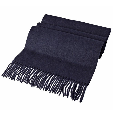 Mens Valentini Navy Wool Scarf #9900