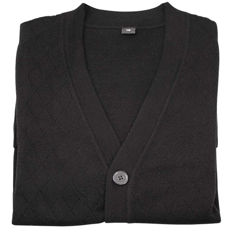 Mens Wool Buttoned Designed Sweater