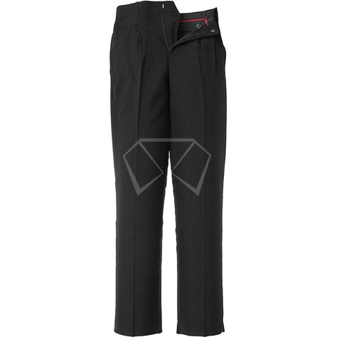 Buy Men Black Slim Fit Solid Casual Trousers Online - 706180