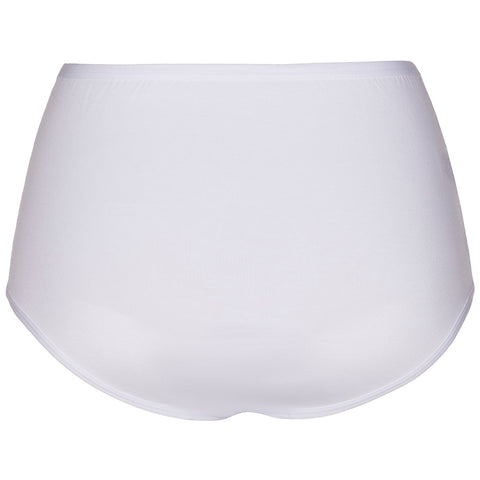 Ladies Gemsli White Panties  W/ Pocket - 3 Pk.