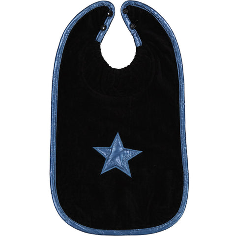 Kids ArGail Terry Puffer Star Blue Bib