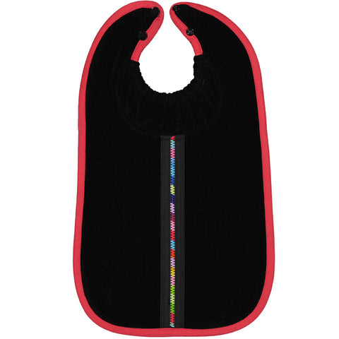 Kids ArGail Terry Black Multi Zipper Bib