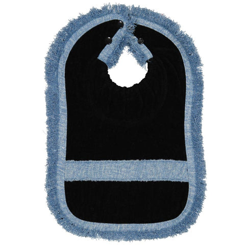 Kids ArGail Terry Black / Denim Bib