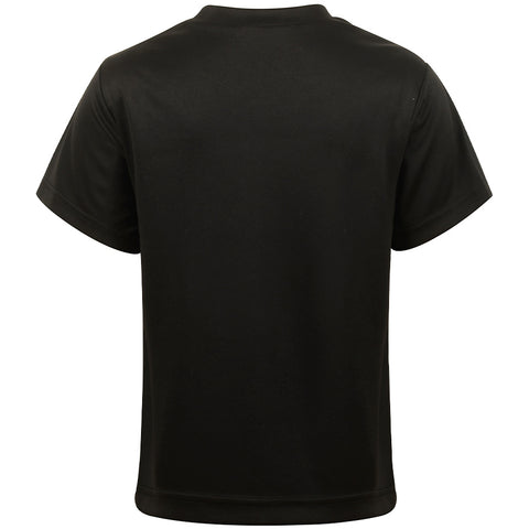 Mens Short Sleeve Black / White Stripe Swim Top