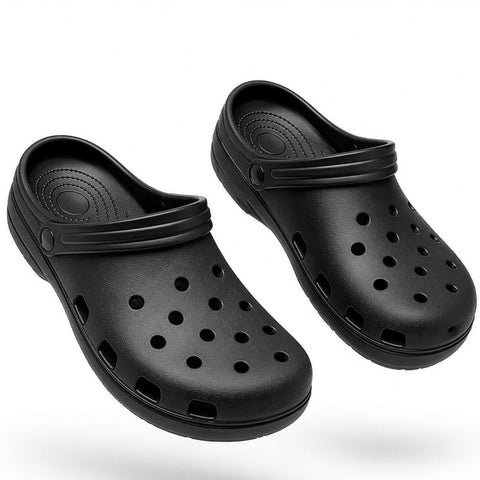 Mens Black Clogs