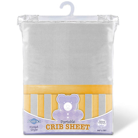Regular Crib Sheet Grey