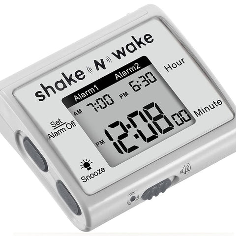 Silent Vibrating Alarm Wrist Watch