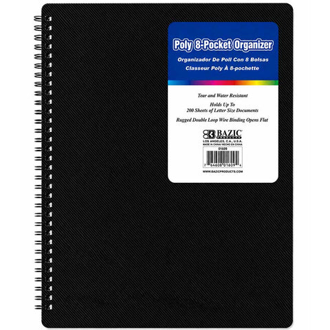 Bazic 8 Pocket Folder